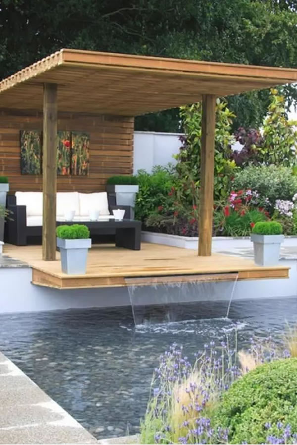 庭院花园水景疗法